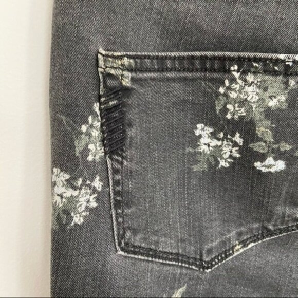 PAIGE Hoxton Straight floral-print high-rise‎ jeans - Picture 7 of 14